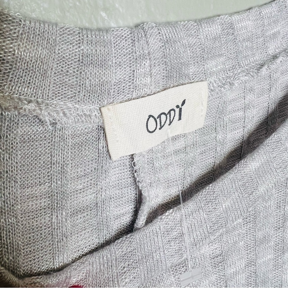 ODDY Ribbed Swing Sweater Dress - Picture 6 of 7